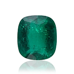 2.08 Carat Green COLOMBIAN Cushion Emerald CD