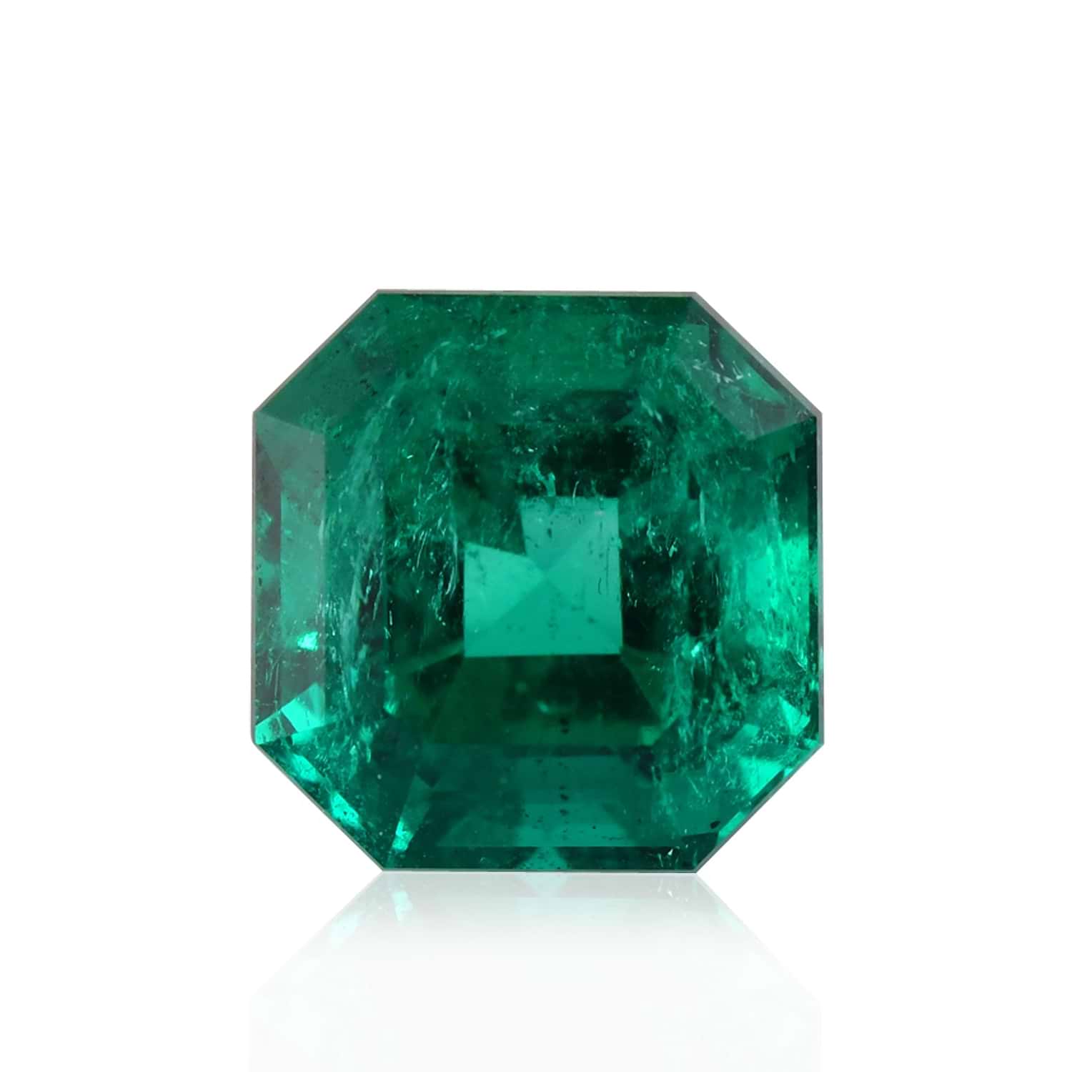 3.29 Carat Green COLOMBIAN Emerald Emerald GRS