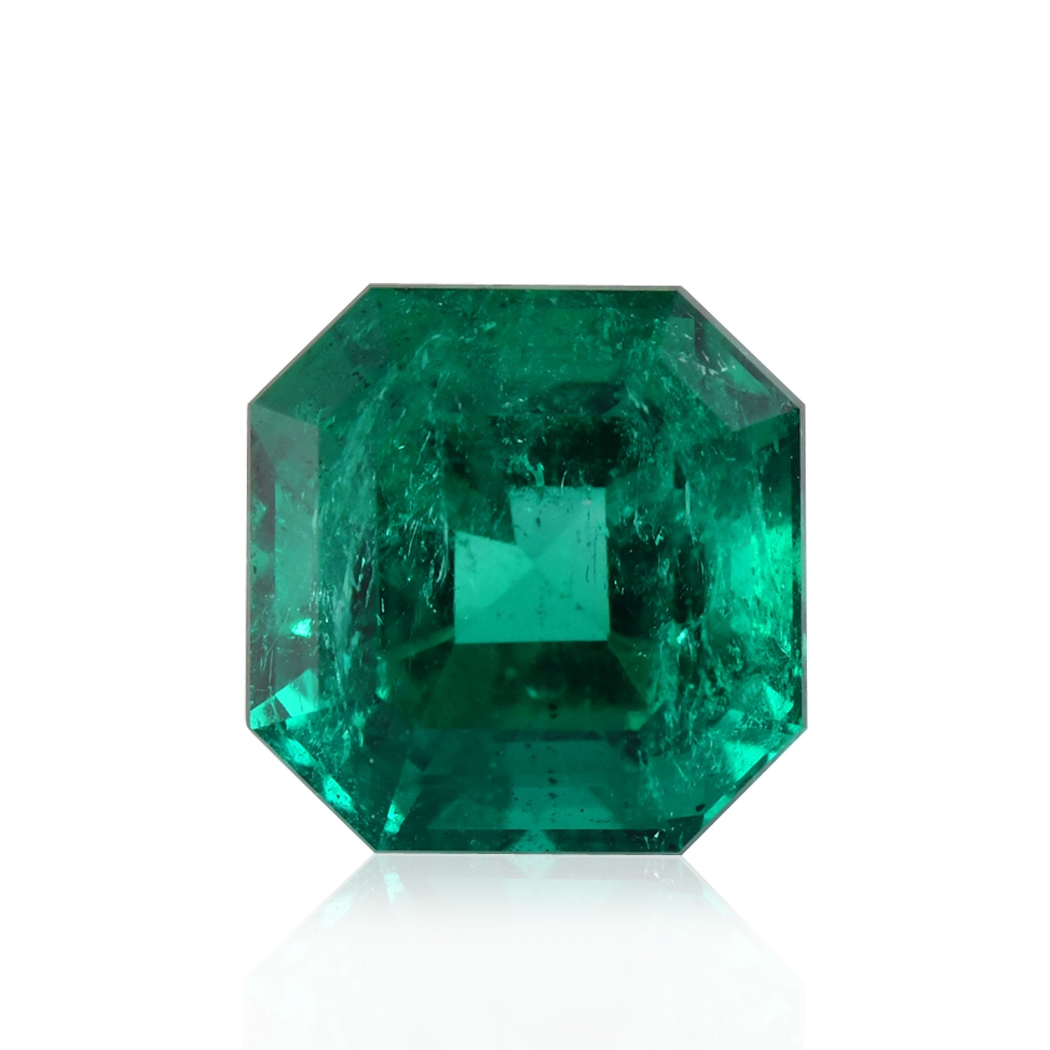 3.29 Carat Green COLOMBIAN Emerald Emerald GRS