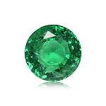 7.55 Carat Green ZAMBIAN Round Emerald AGL
