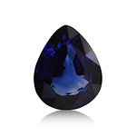 2.65 Carat Blue  Pear Sapphire