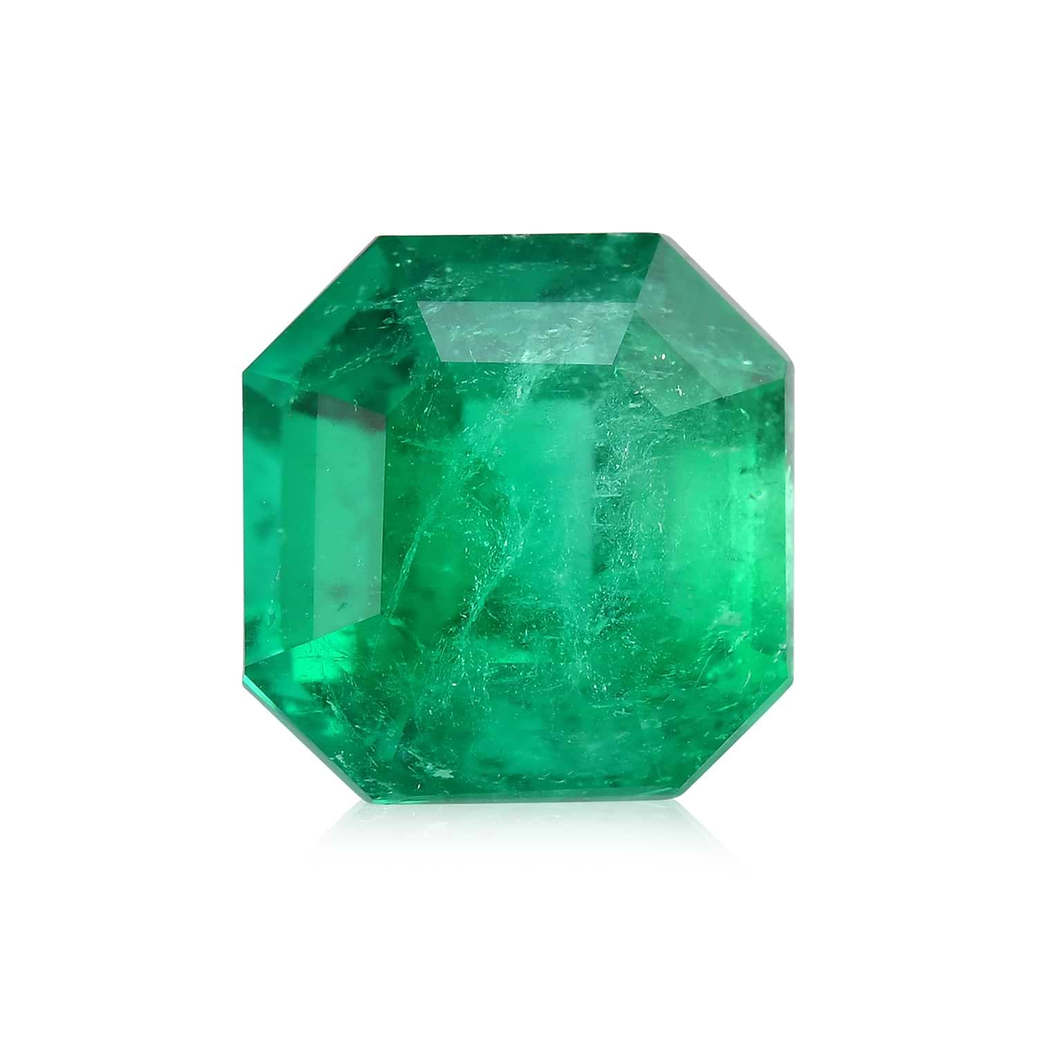3.29 Carat Green COLOMBIAN Emerald Emerald GRS