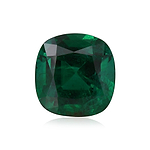 4.92 Carat Green ZAMBIAN Cushion Emerald