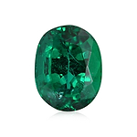 3.88 Carat Green ZAMBIAN Oval Emerald