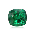 2.72 Carat Green ZAMBIAN Cushion Emerald GRS