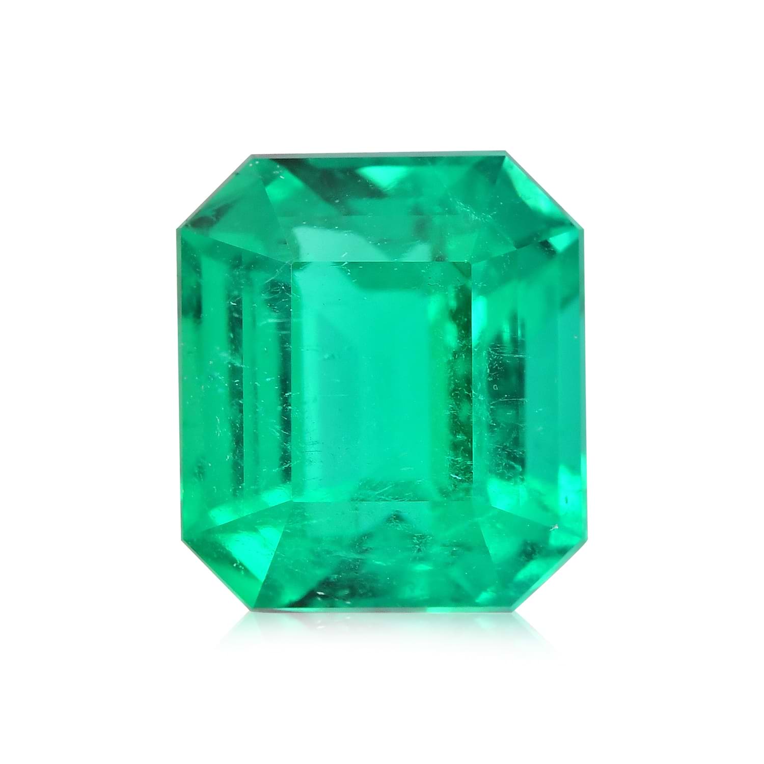 2.64 Carat Green COLOMBIAN Emerald Emerald GRS