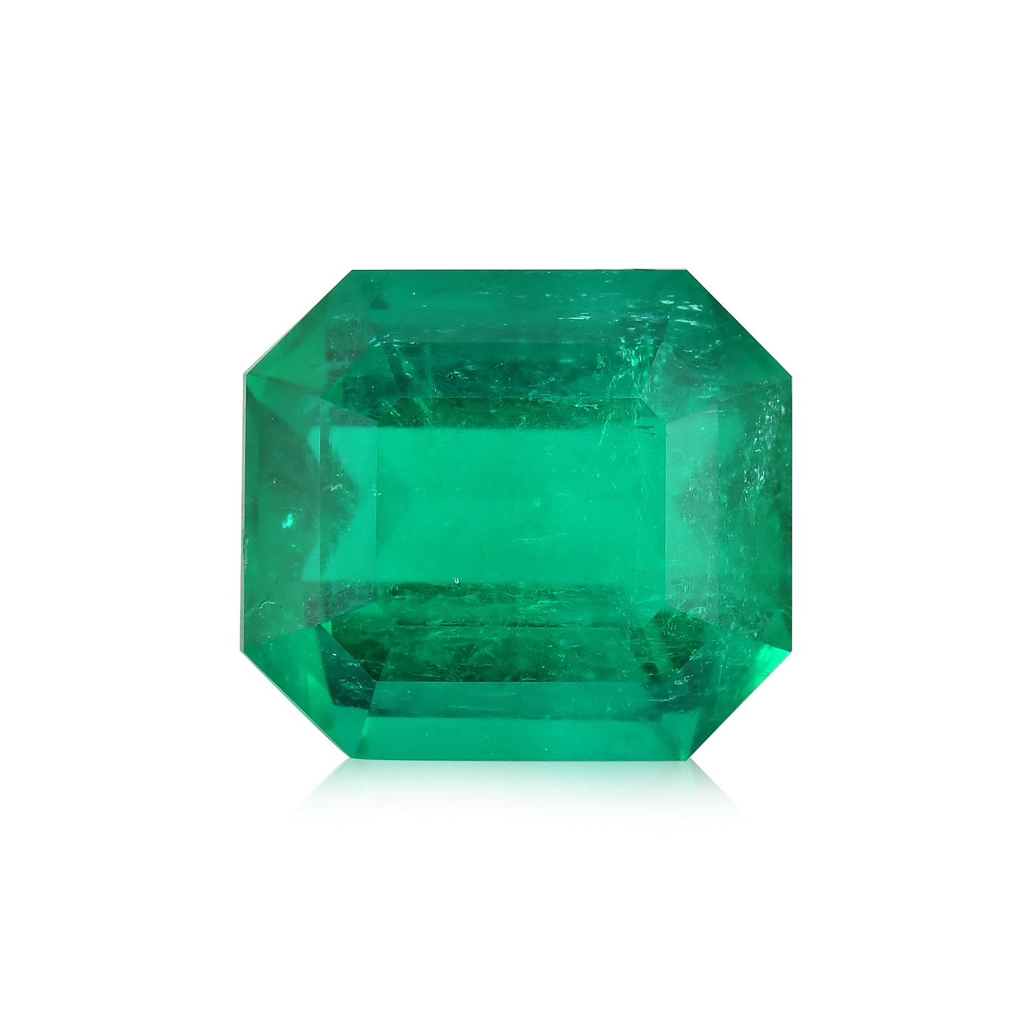 5.56 Carat Green COLOMBIAN Emerald Emerald GRS