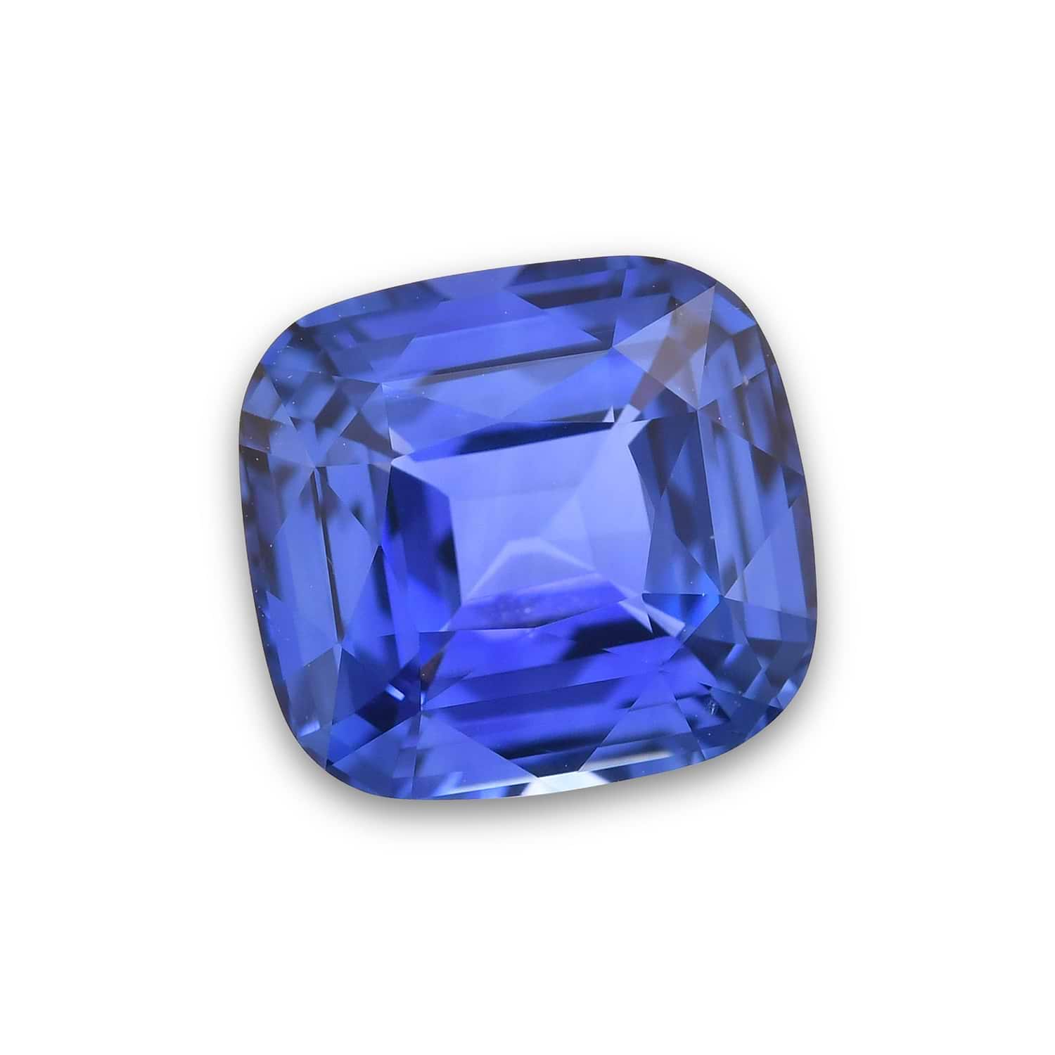 5.04 Carat Blue SRI LANKAN Cushion Sapphire CD