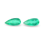 11.90 Carat Green COLOMBIAN Pear Emerald CD