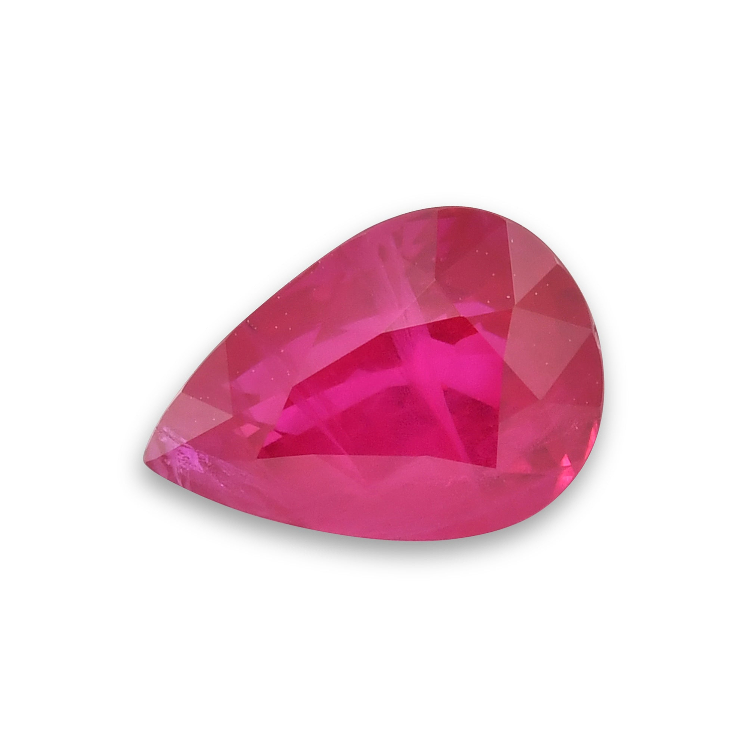 2.07 Carat Red BURMESE Pear Ruby CD