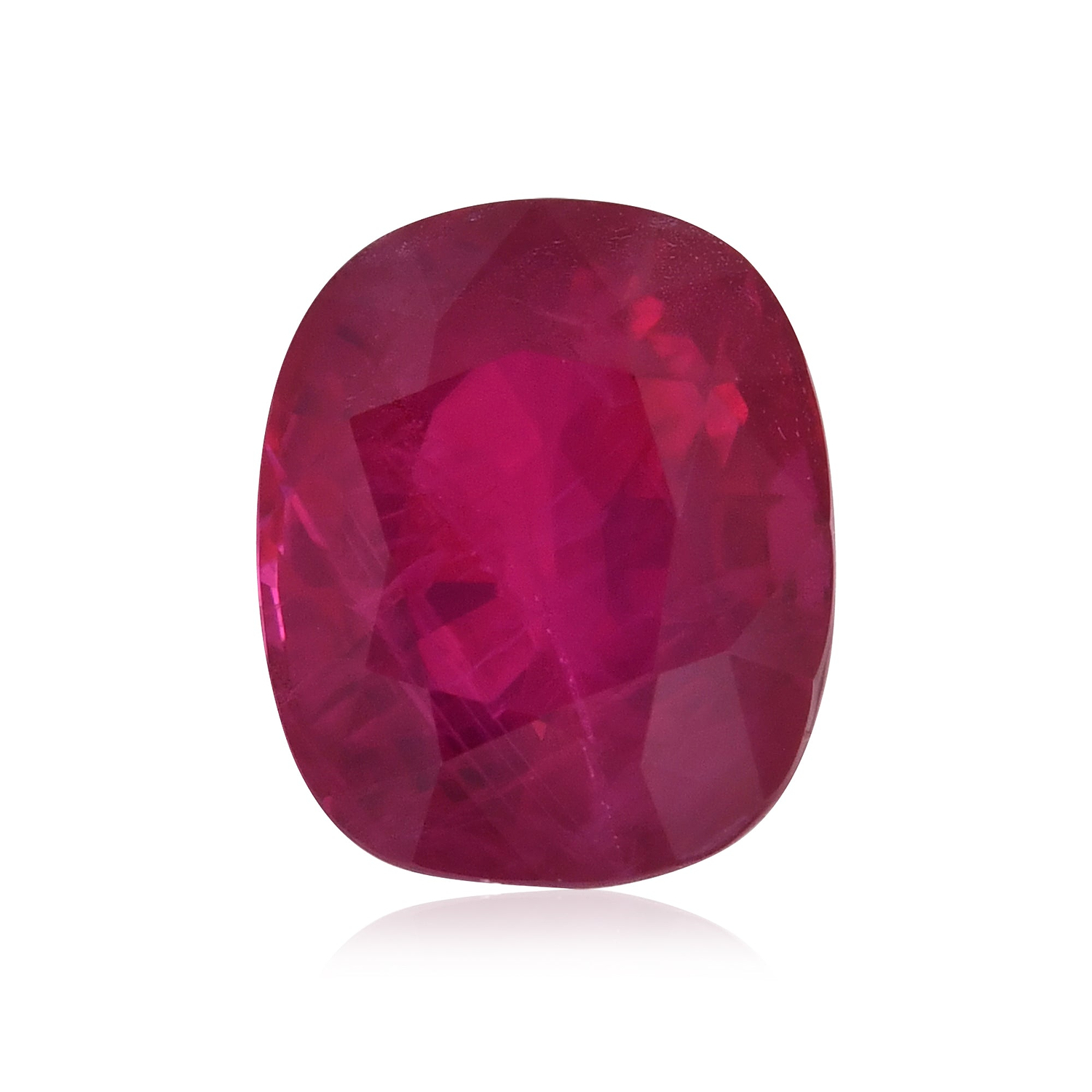 2.52 Carat Red BURMESE Cushion Ruby CD