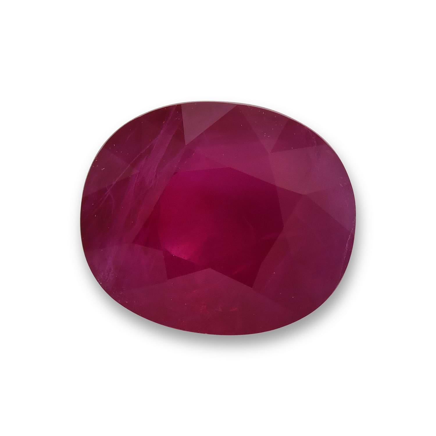 5.04 Carat Red BURMESE Oval Ruby GRS