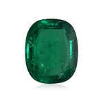 5.05 Carat Green COLOMBIAN Cushion Emerald CD