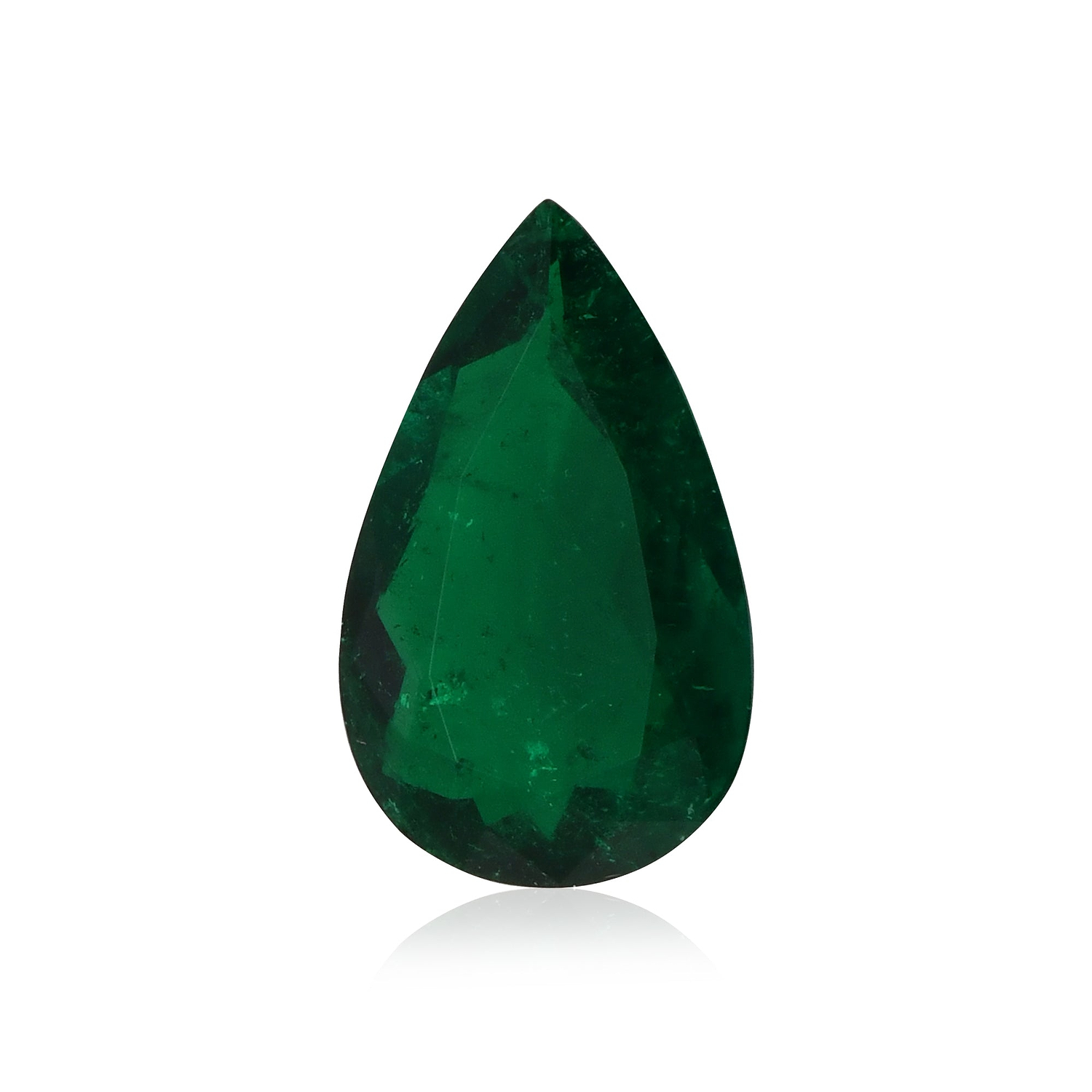 20.06 Carat Green COLOMBIAN Pear Emerald GUBELIN
