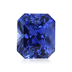 7.71 Carat Blue SRI LANKAN Radiant Sapphire CD