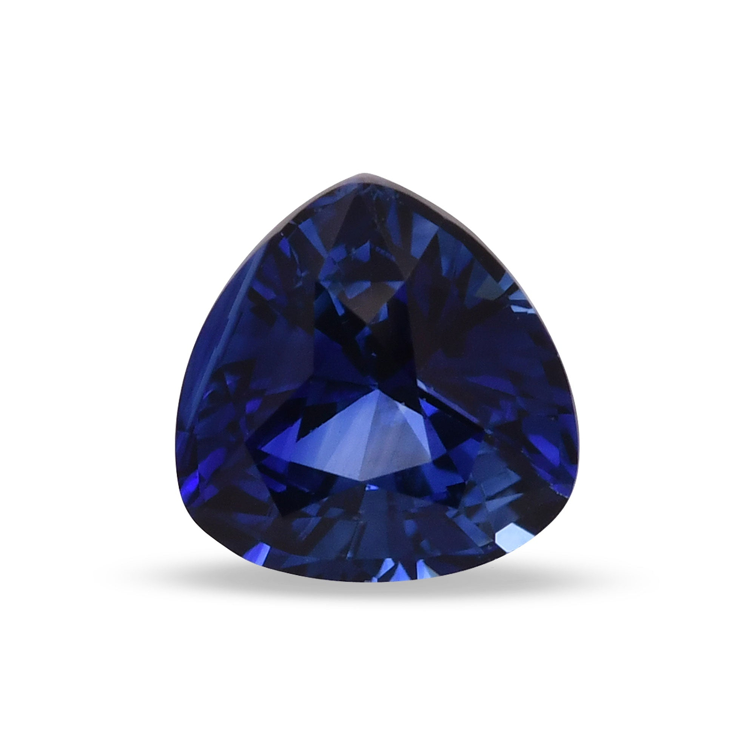 2.68 Carat Blue  Trilliant Sapphire