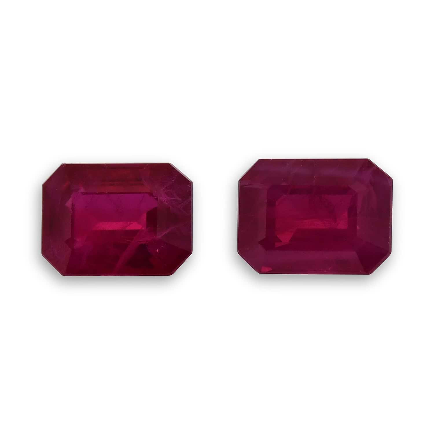 4.23 Carat Red BURMESE Emerald Ruby CD