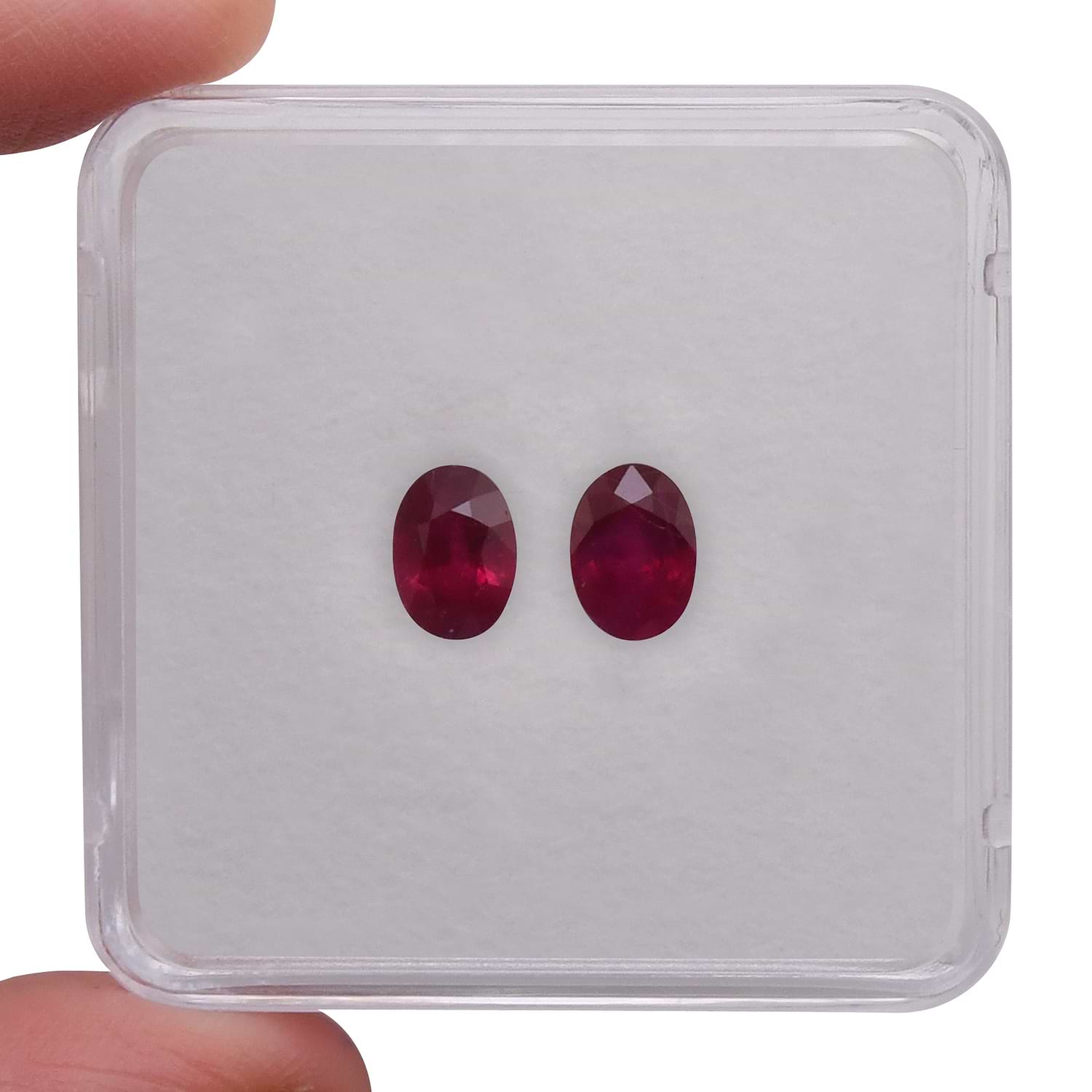 2.09 Carat Red Oval Ruby