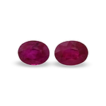 3.23 Carat Red  Oval Ruby