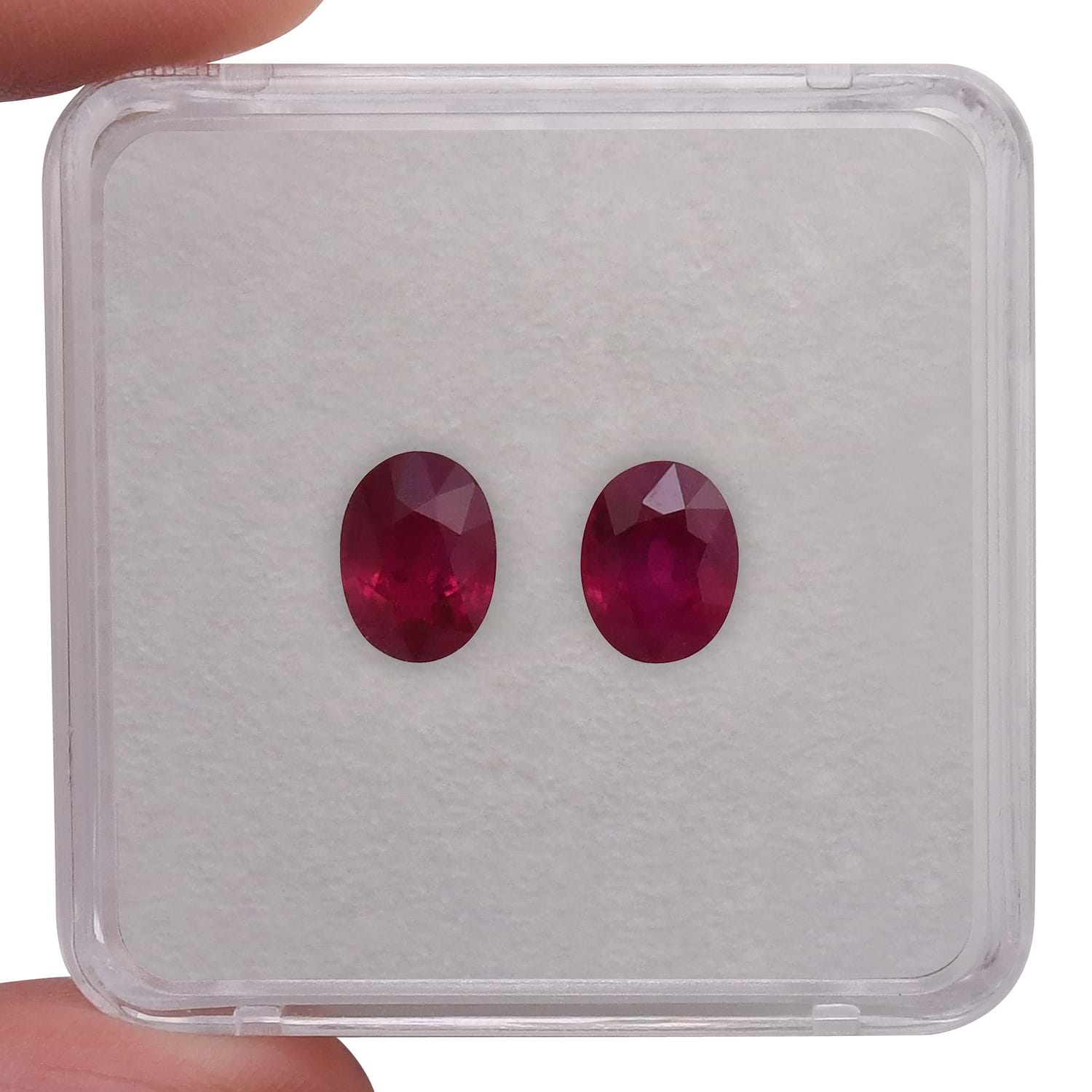 3.23 Carat Red Oval Ruby