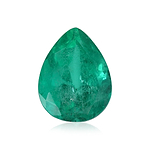 11.92 Carat Green COLOMBIAN Pear Emerald