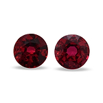 2.27 Carat Red  Round Ruby