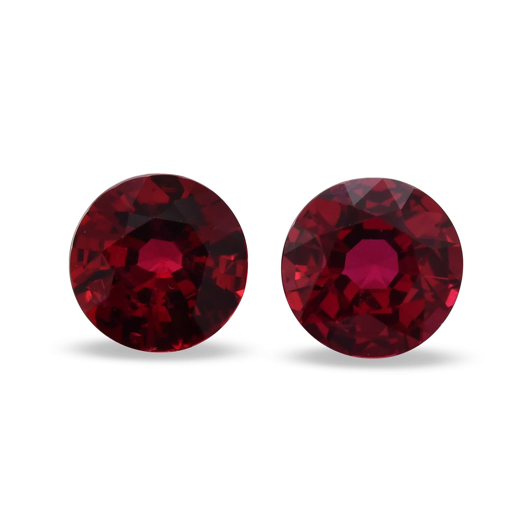 2.27 Carat Red  Round Ruby