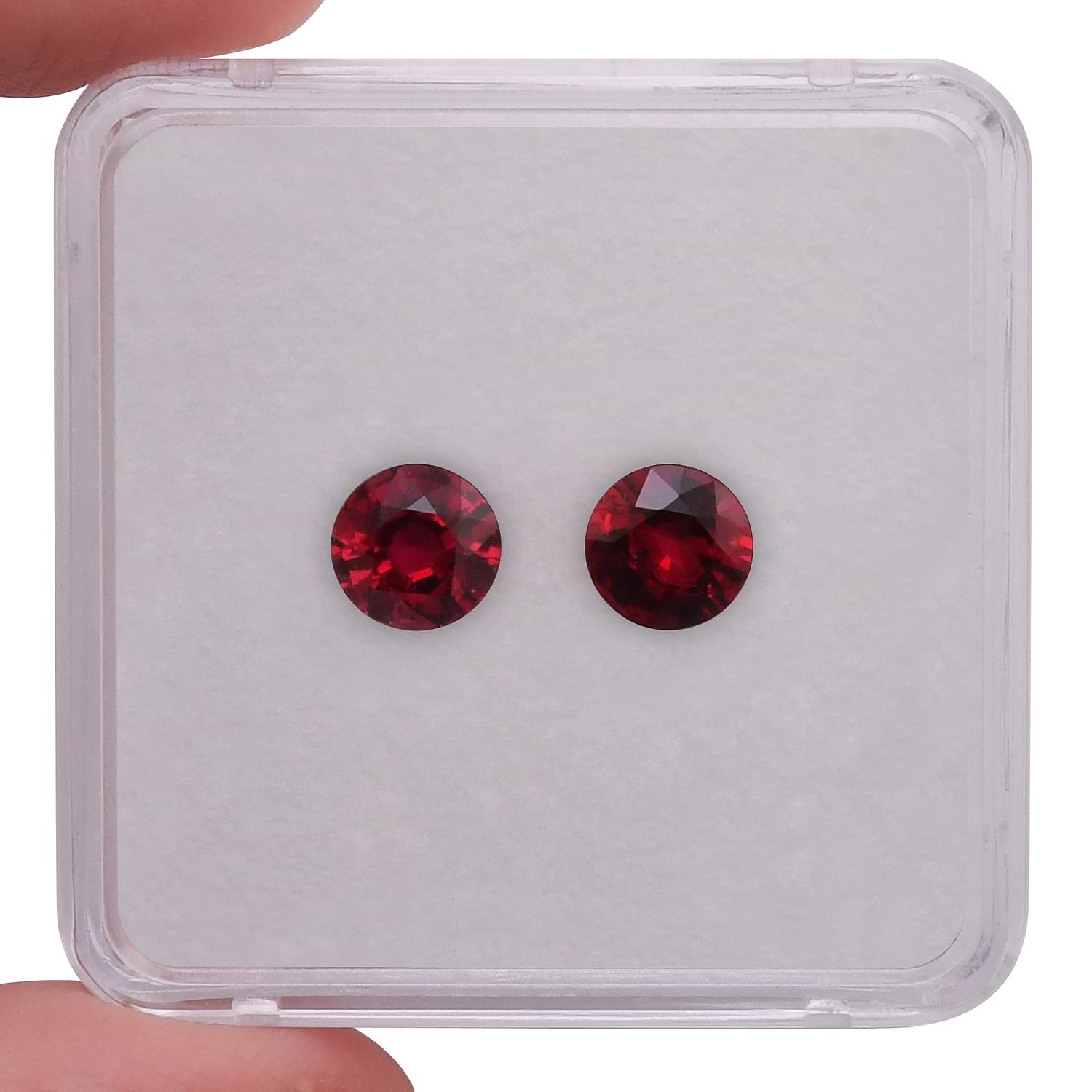 2.27 Carat Red Round Ruby