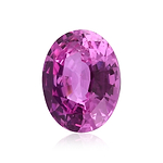2.14 Carat Pink  Oval Sapphire