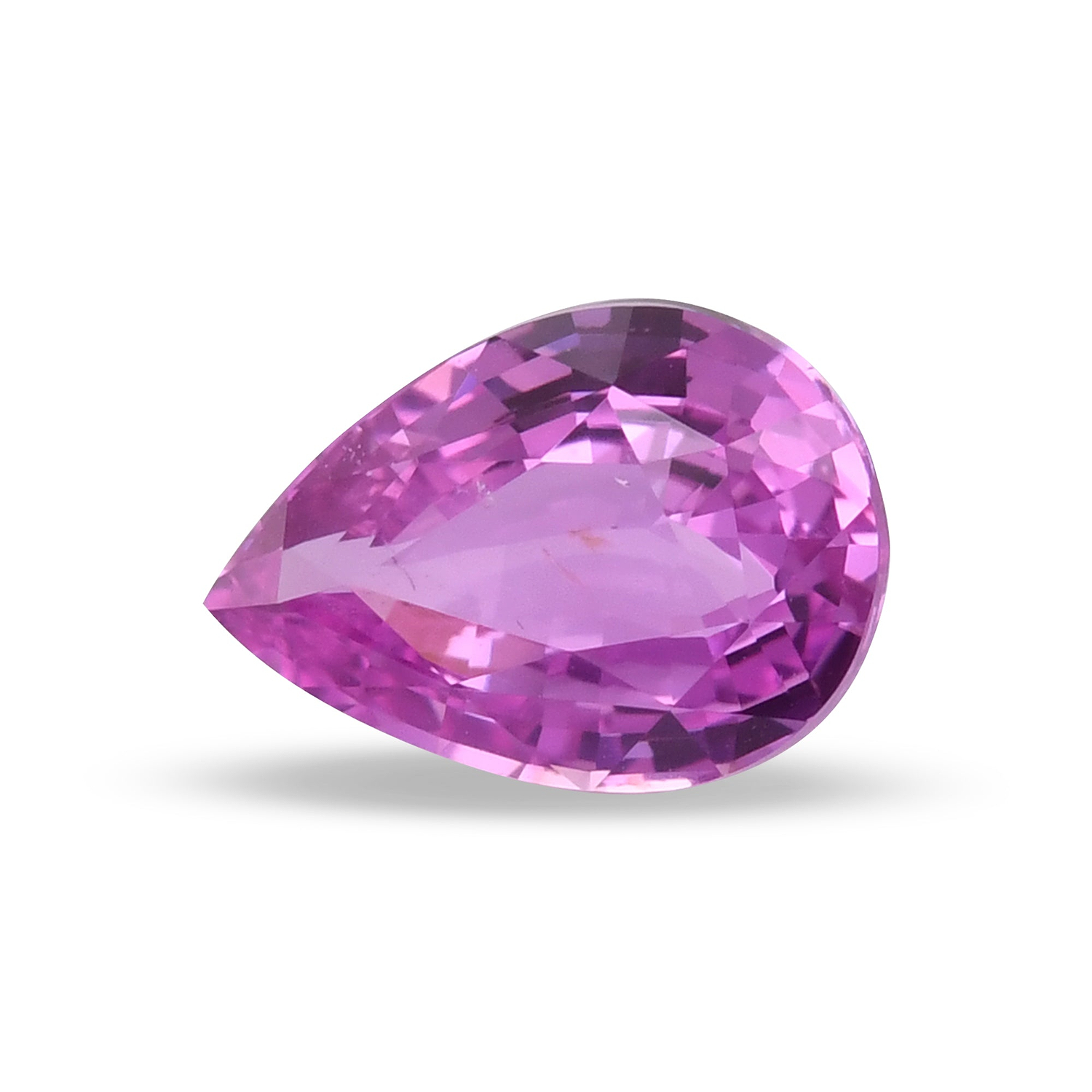 2.04 Carat Pink  Pear Sapphire