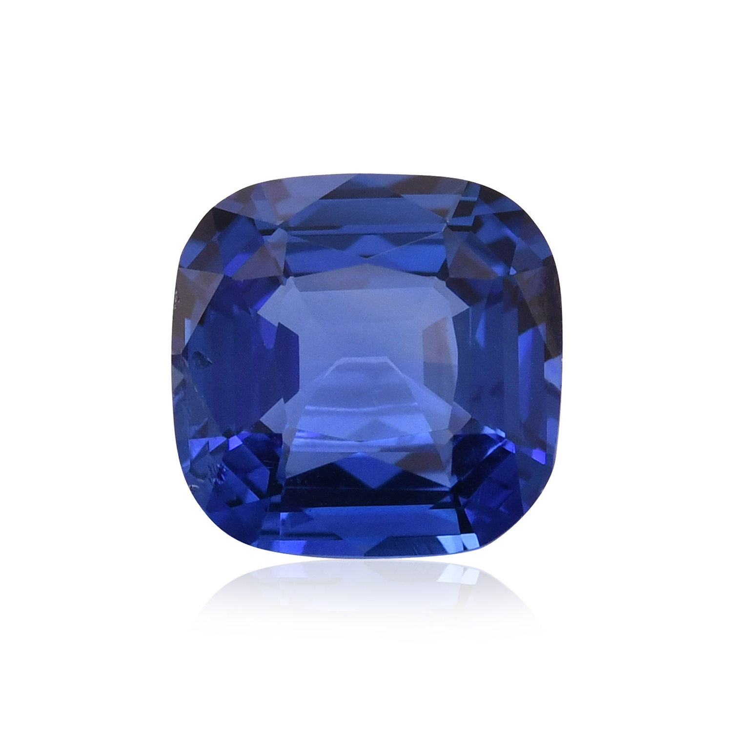 3.54 Carat Blue SRI LANKAN Cushion Sapphire CD