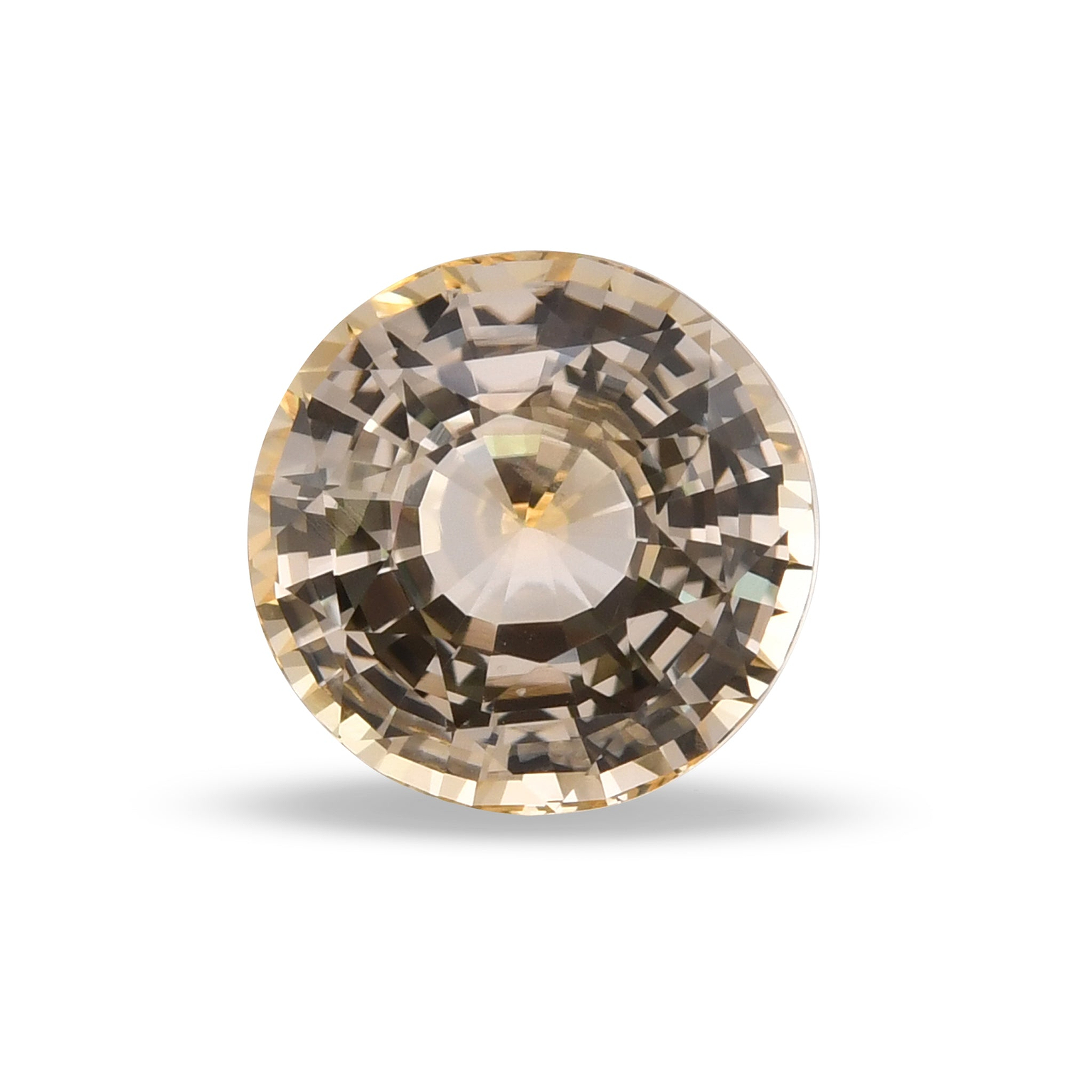 11.51 Carat Yellow SRI LANKAN Round Sapphire CD