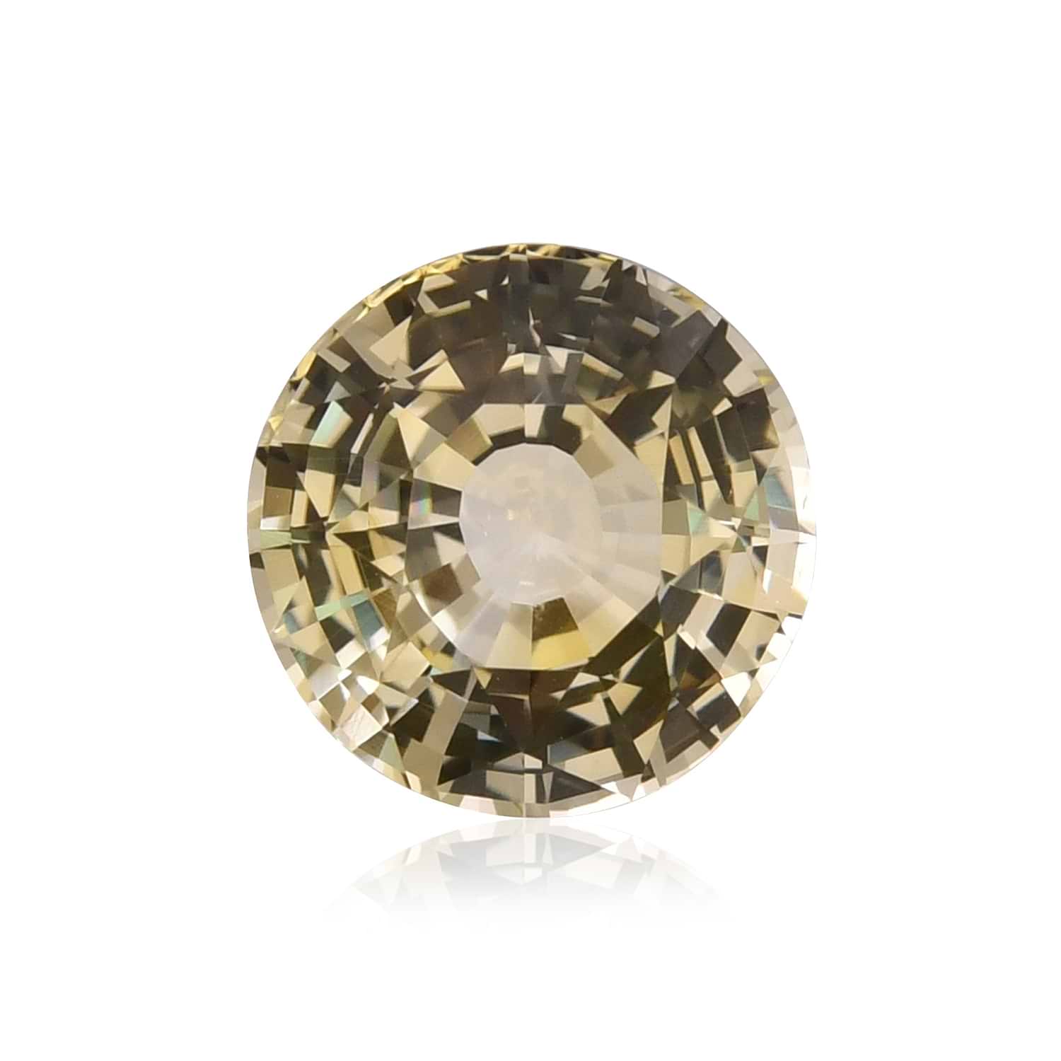 4.31 Carat Yellow SRI LANKAN Round Sapphire CD