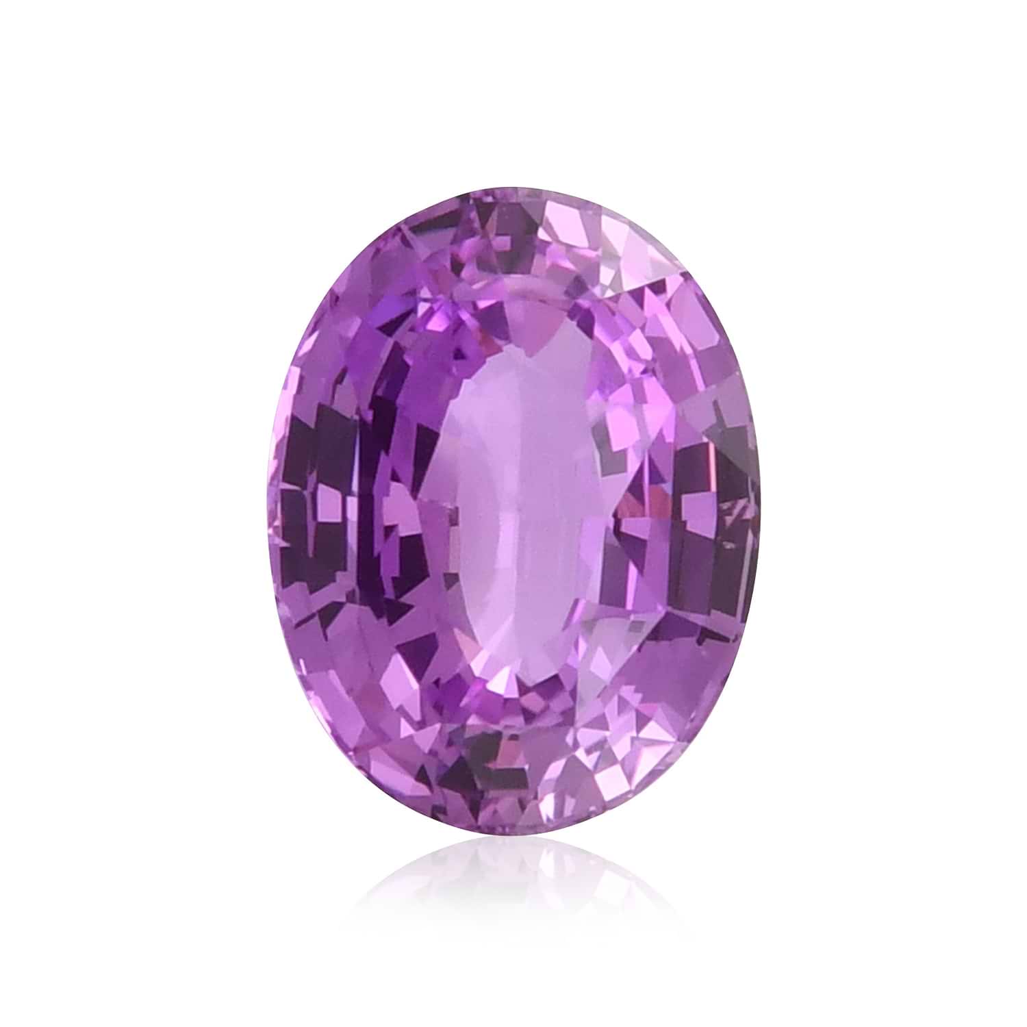 4.02 Carat Pink MADAGASCAR Oval Sapphire CD