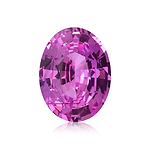 2.12 Carat Pink  Oval Sapphire