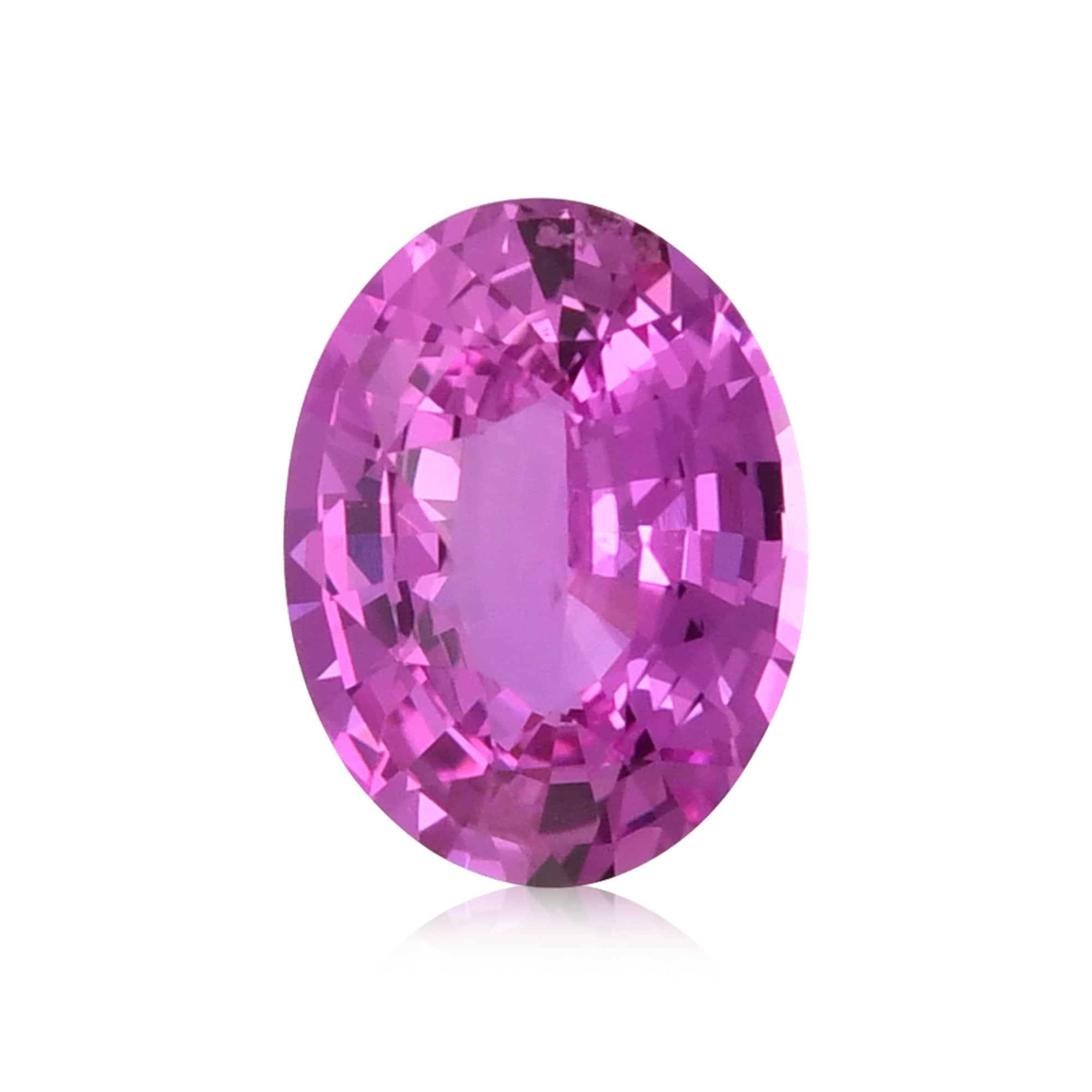 2.03 Carat Pink Oval Sapphire | LEIBISH