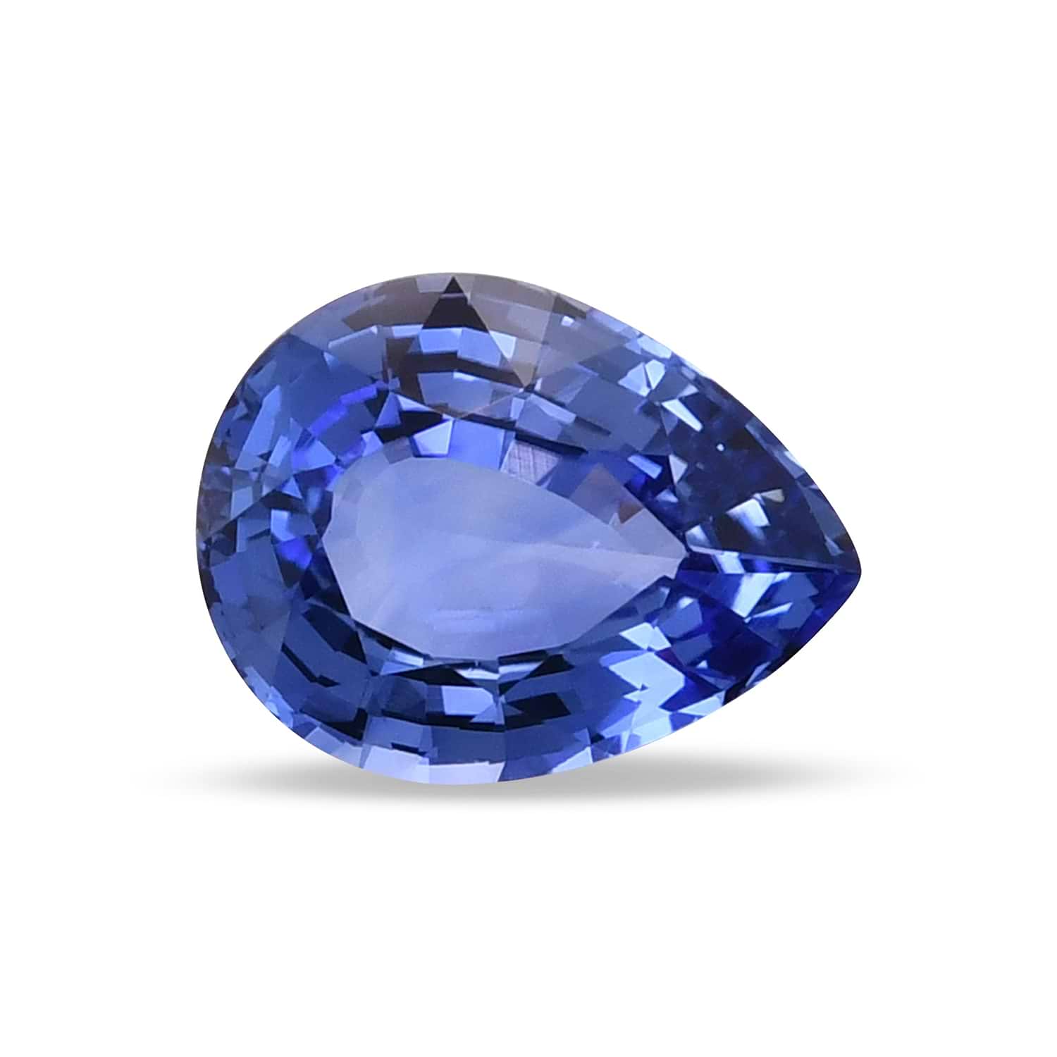 5.13 Carat Blue SRI LANKAN Pear Sapphire CD