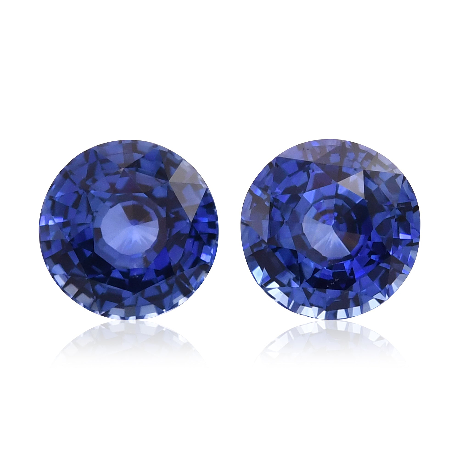 7.20 Carat Blue SRI LANKAN Round Sapphire CD