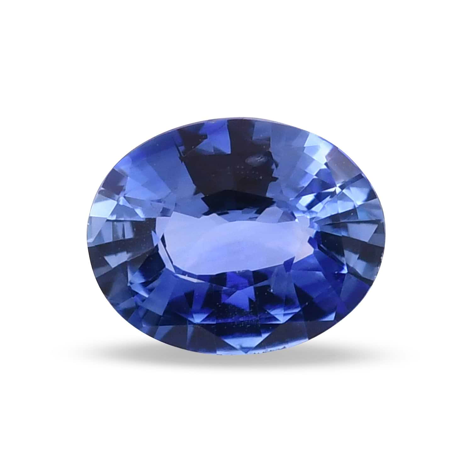 2.43 Carat Blue Oval Sapphire
