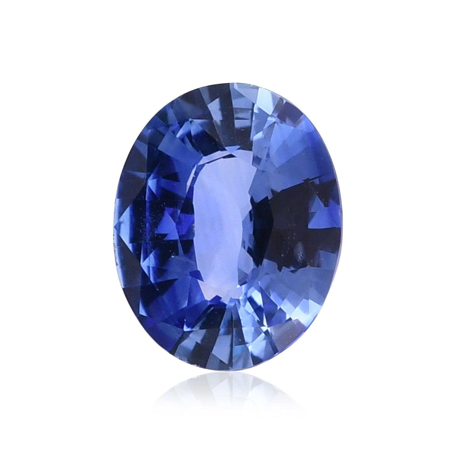 2.43 Carat Blue  Oval Sapphire