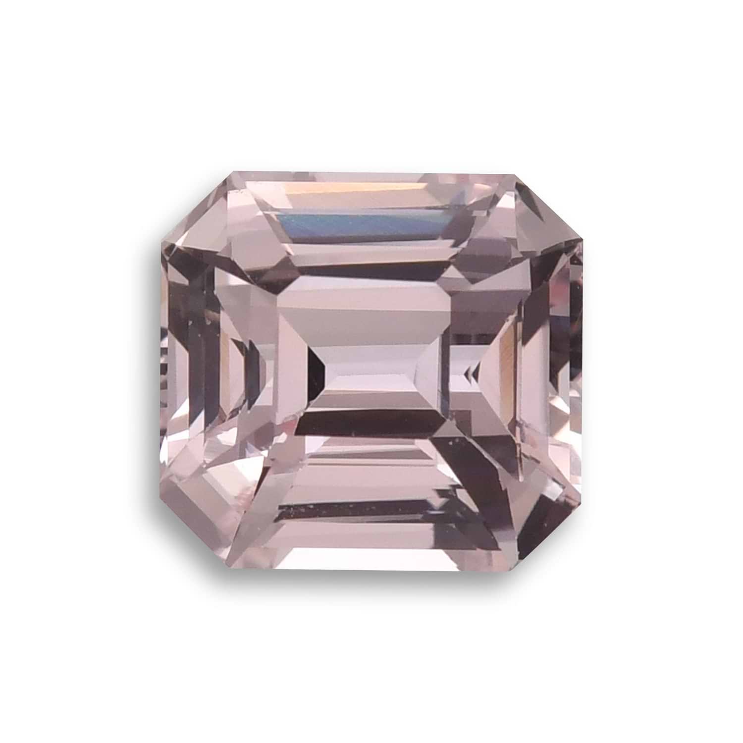 4.03 Carat Pink SRI LANKAN Sq. Emerald Sapphire CD