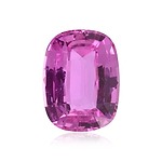 1.51 Carat Pink  Cushion Sapphire