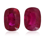 2.18 Carat Red  Cushion Ruby