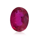 1.22 Carat Red  Oval Ruby