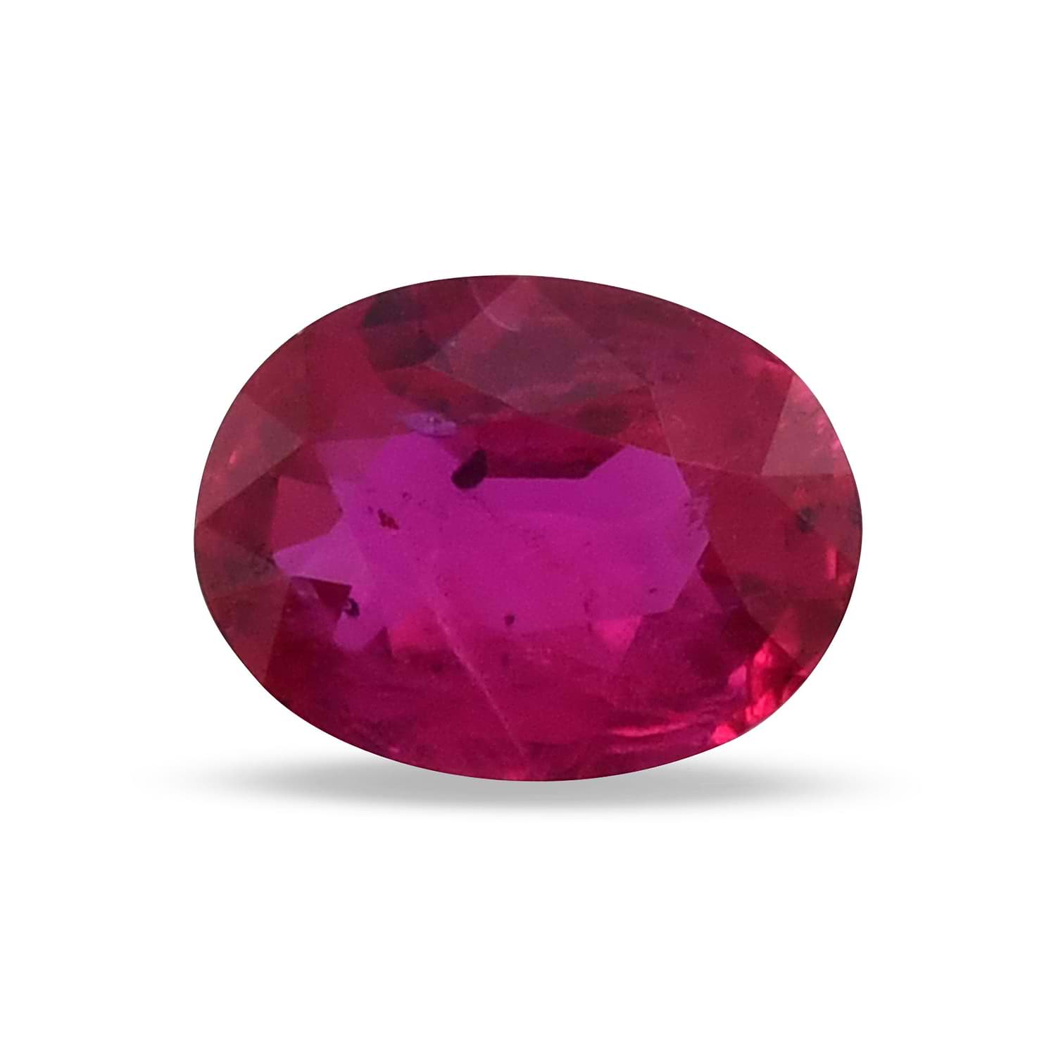 1.22 Carat Red Oval Ruby