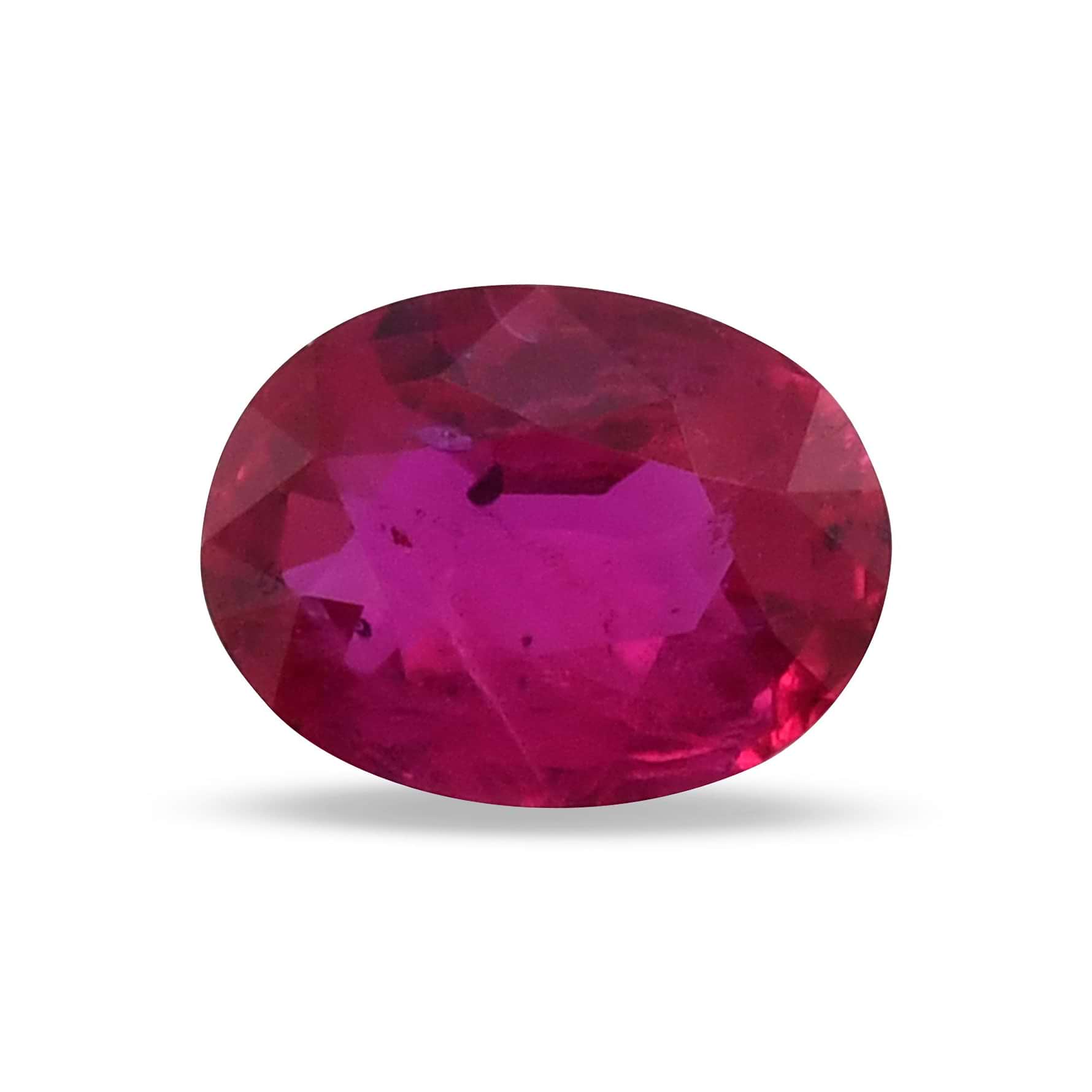 1.22 Carat Red  Oval Ruby
