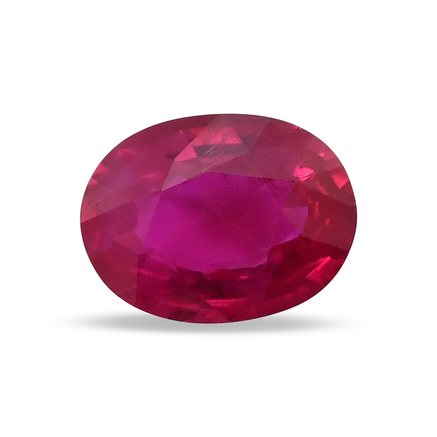 1.30 Carat Red Oval Ruby