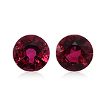 2.31 Carat Red  Round Ruby