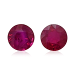 2.33 Carat Red  Round Ruby
