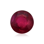 1.71 Carat Red  Round Ruby